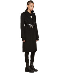 Manteau noir Helmut Lang