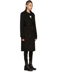 Manteau noir Helmut Lang