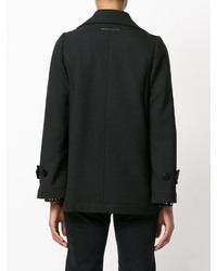 Manteau noir MM6 MAISON MARGIELA