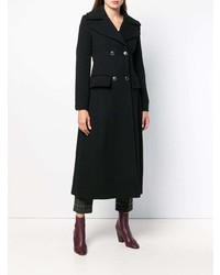 Manteau noir Alberta Ferretti