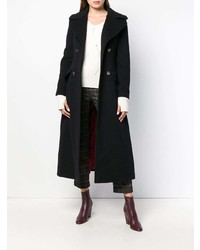 Manteau noir Alberta Ferretti