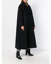 Manteau noir Alberta Ferretti