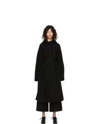 Manteau noir Regulation Yohji Yamamoto