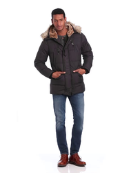 Manteau noir Schott NYC