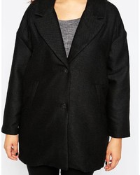 Manteau noir Junarose