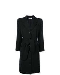 Manteau noir Yves Saint Laurent Vintage