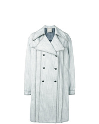 Manteau orné bleu clair