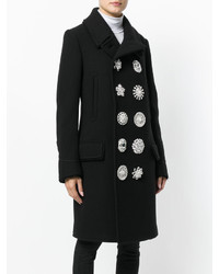 Manteau orné noir Givenchy