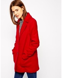 Manteau rouge Asos