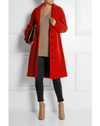 Manteau rouge Burberry