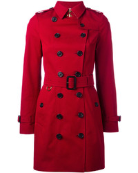 Manteau rouge Burberry