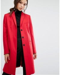 Manteau rouge French Connection