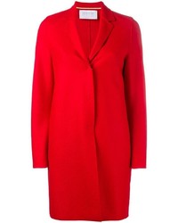 Manteau rouge Harris Wharf London