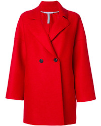 Manteau rouge Harris Wharf London