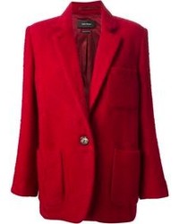 Manteau rouge Isabel Marant