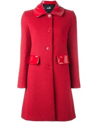 Manteau rouge Love Moschino