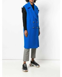 Manteau sans manches bleu MSGM