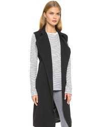 Manteau sans manches gris