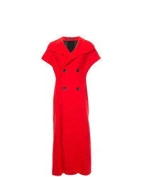 Manteau sans manches rouge Yohji Yamamoto Vintage