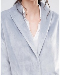 Manteau texturé gris Helene Berman