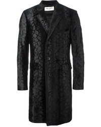 Manteau texturé noir