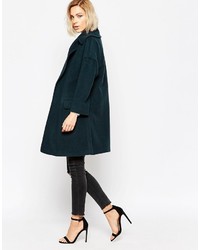 Manteau vert foncé Helene Berman