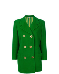 Manteau vert Versace Vintage