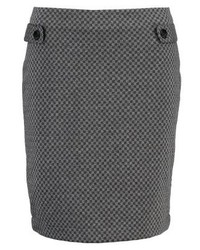 Minijupe à chevrons noire Tom Tailor