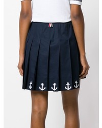 Minijupe bleu marine Thom Browne