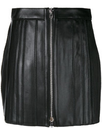 Minijupe en cuir noire Givenchy