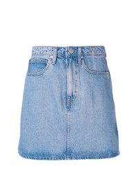 Minijupe en denim bleu clair Calvin Klein Jeans