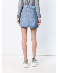 Minijupe en denim bleu clair Calvin Klein Jeans