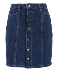 Minijupe en denim bleu marine More & More