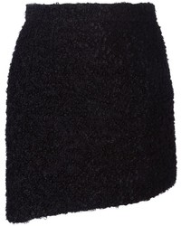 Minijupe en laine noire Dolce & Gabbana