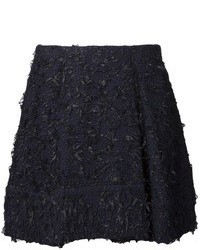 Minijupe en tweed noire