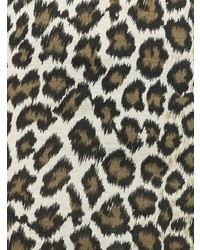 Minijupe imprimée léopard marron Jean Paul Gaultier Vintage