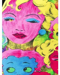 Minijupe imprimée multicolore Versace Vintage