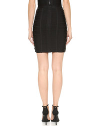 Minijupe noire Herve Leger