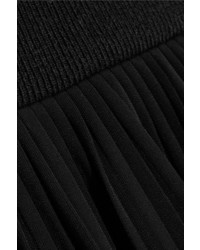 Minijupe plissée noire Givenchy