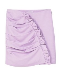 Minijupe violet clair Mango