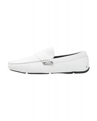 Mocassins blancs Versace