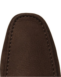 Mocassins en cuir marron foncé Tod's