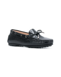 Mocassins en cuir noirs Tod's