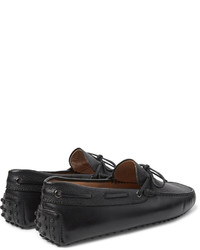 Mocassins en cuir noirs Tod's