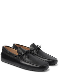 Mocassins en cuir noirs Tod's