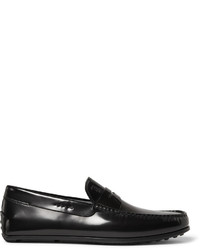 Mocassins en cuir noirs Tod's