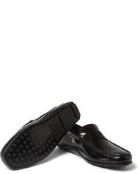 Mocassins en cuir noirs Tod's