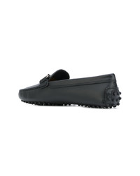 Mocassins en cuir noirs Tod's