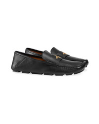 Mocassins en cuir noirs Gucci