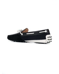 Mocassins en cuir noirs Tod's